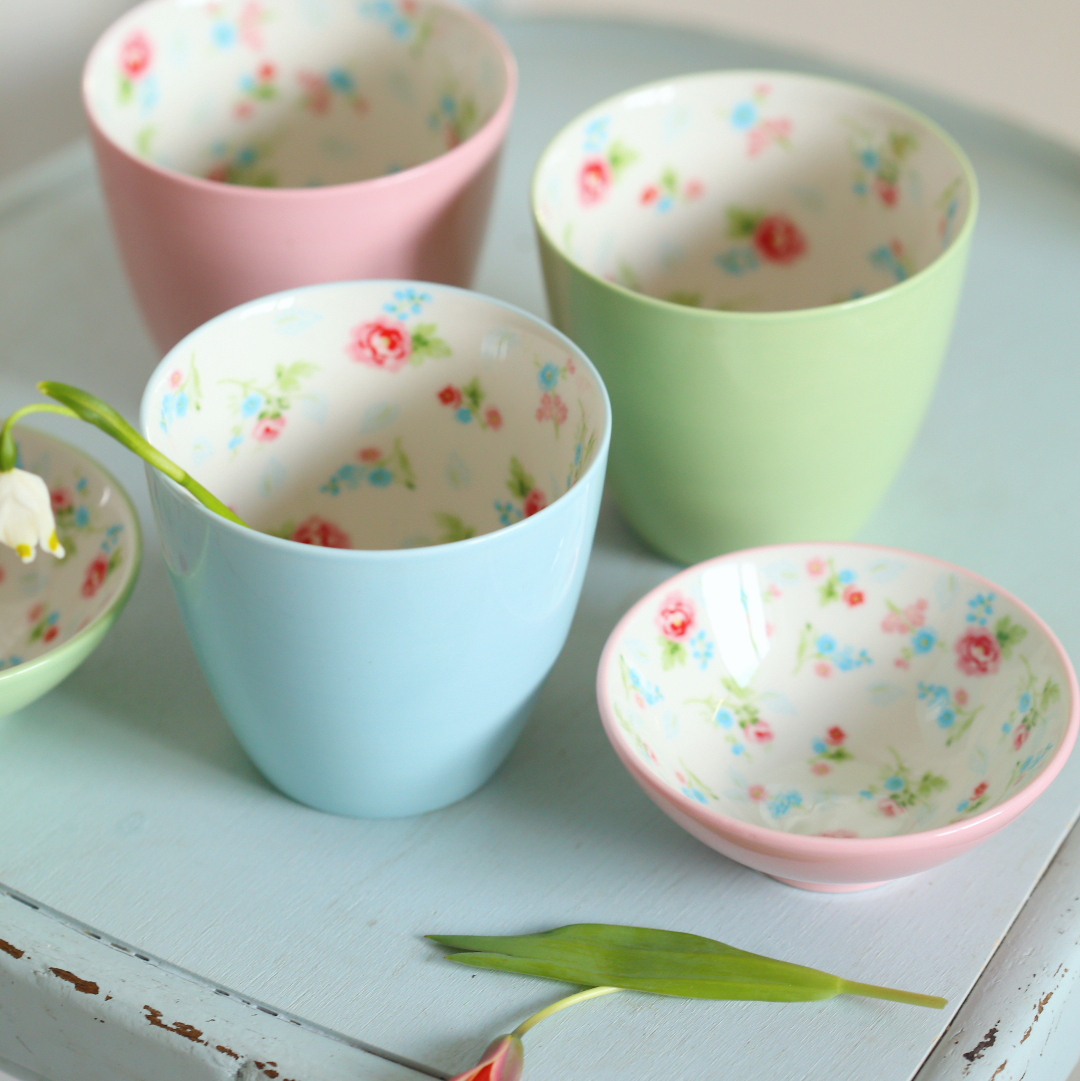Стаканчик для латте фарфоровий 250мл Pale Green Alma GreenGate