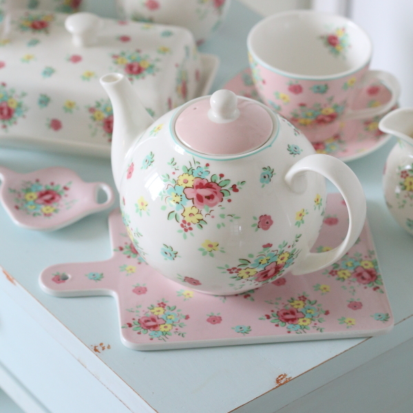 Чайник фарфоровий 1л Abby Isabelle Rose