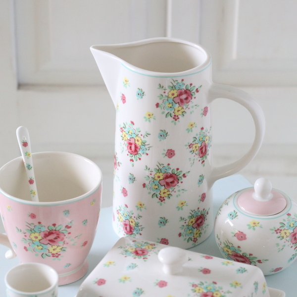 Глечик фарфоровий 1л Abby Isabelle Rose