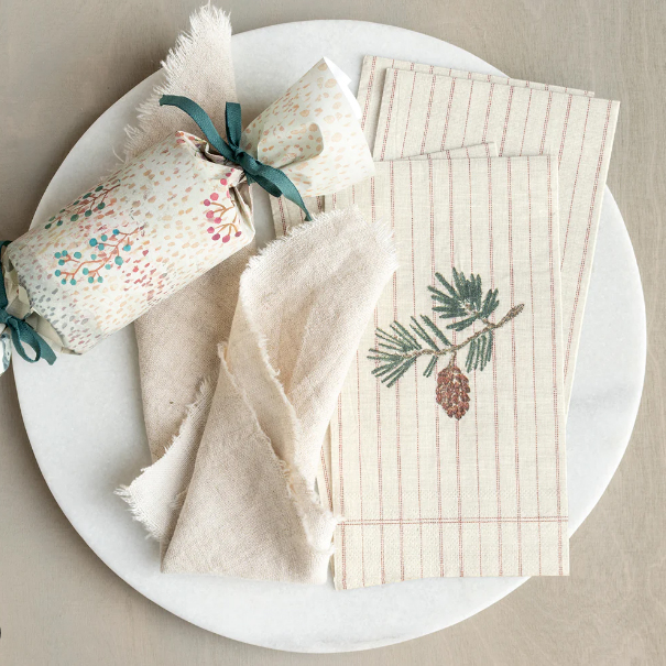 Серветки паперові маленькі 33х33см Brindille de Noel Maileg