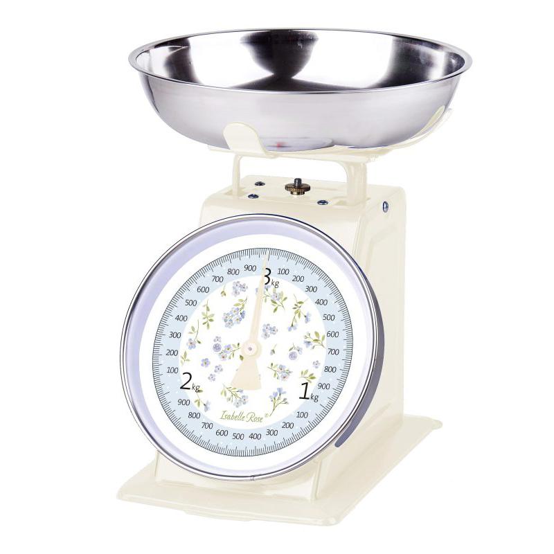 Ваги кухонні 3кг Forget Me Not Beige Isabelle Rose