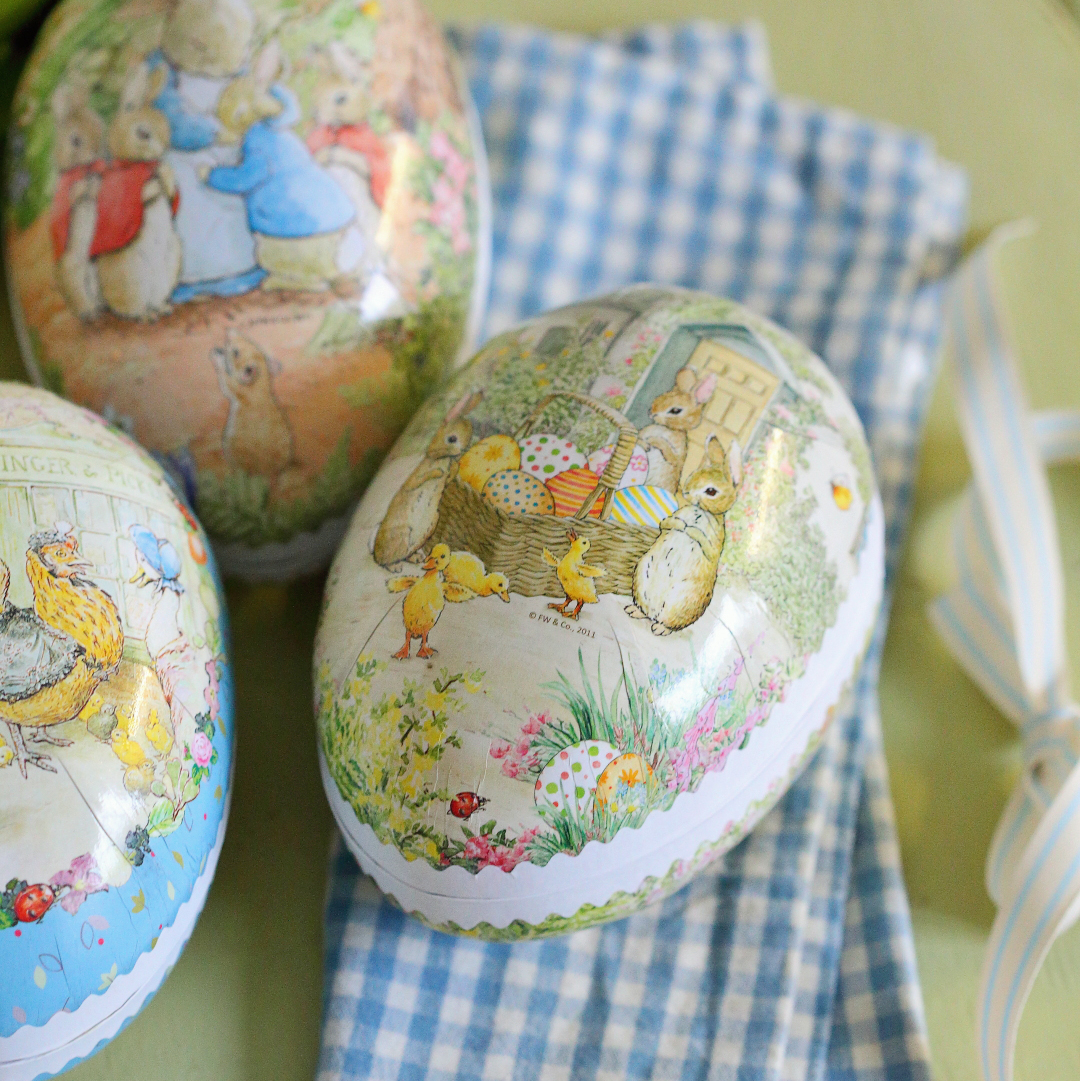 Шкатулка-яйце 13см із картону №3 Storefactory