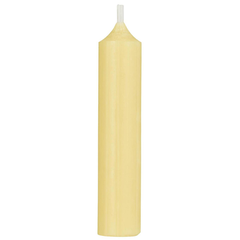 Свічка коротка 2см 11см Yellow Rustic Ib Laursen