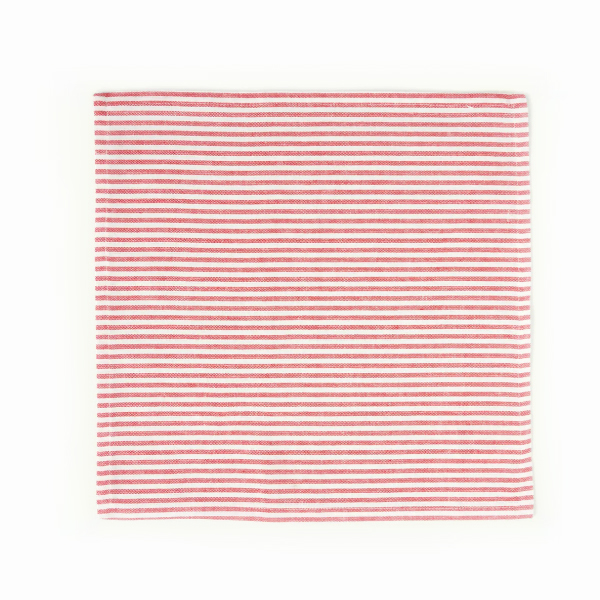Серветка 40х40см червона в полоску Sostrene Grene