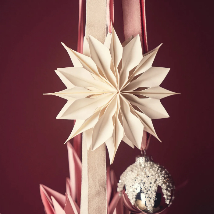 Сніжинка з картону 15см Sostrene Grene