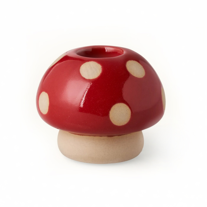 Підсвічник керамічний 6см "Мухомор" Sostrene Grene