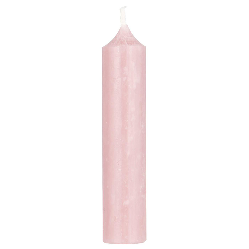 Свічка коротка 2см 11см Light Pink Rustic Ib Laursen