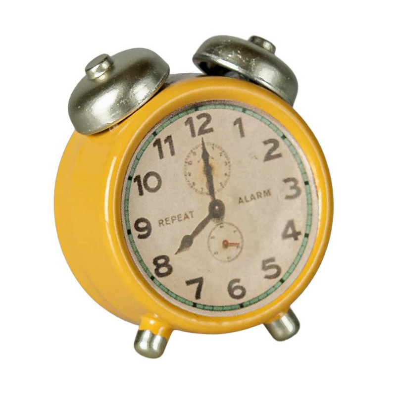 Будильник жовтий 3см Maileg