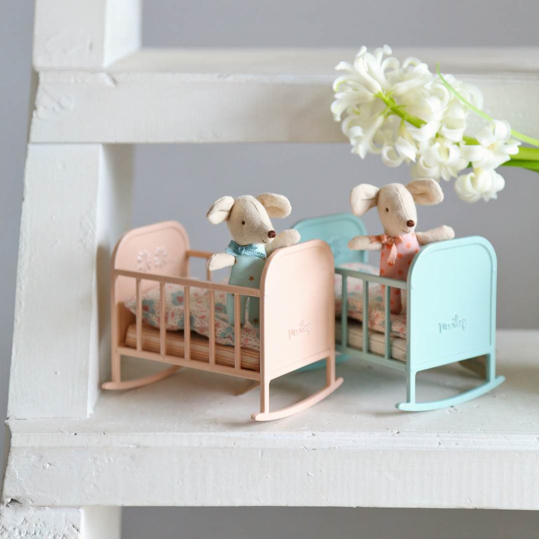 Колиска металева м'ятна 9см Maileg