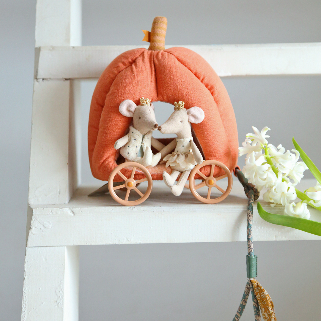 Мишки Принц та Принцеса 11см у коробці з постіллю Maileg