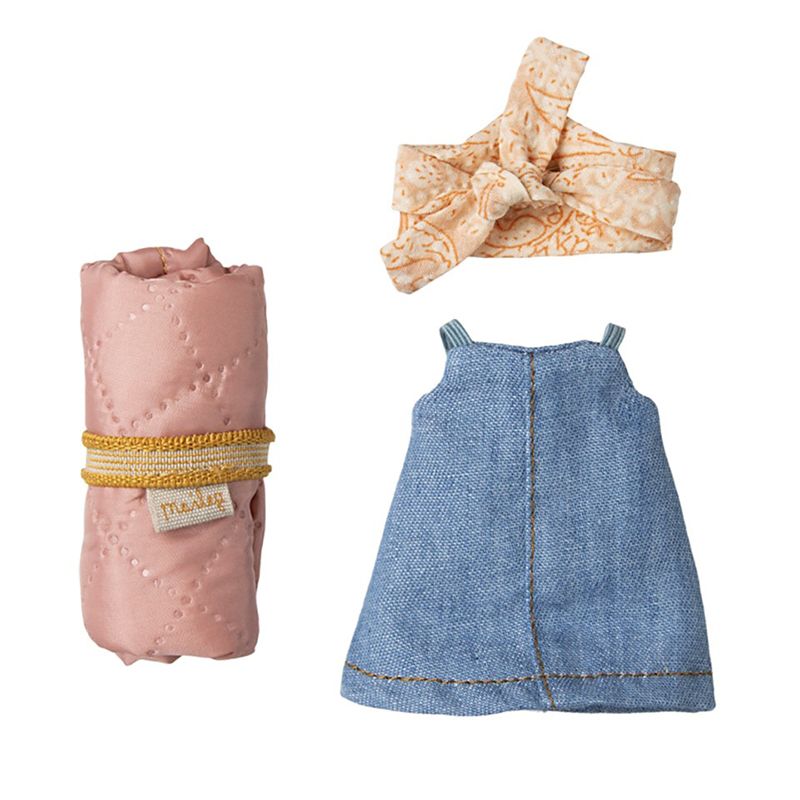 Мишка 13см Мандрівниця зі спальним мішком Maileg