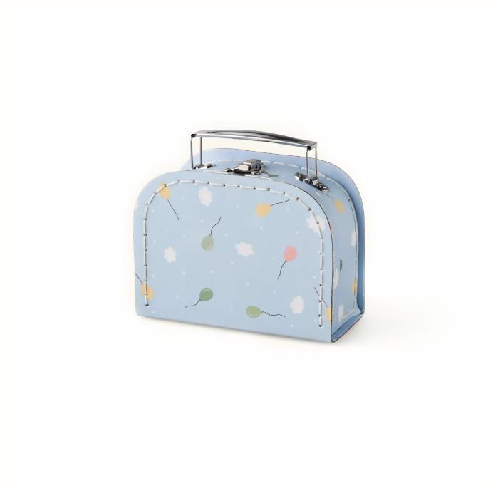 Валізка декоративна 16см з картону голуба Sostrene Grene