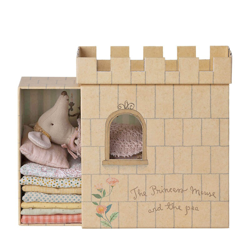 Мишка 13см Принцеса на горошині з замком Maileg