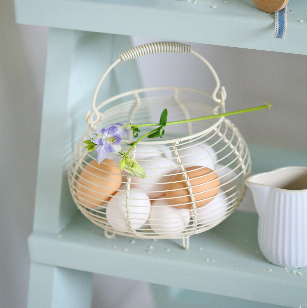 Корзинка 20см кругла біла Canea