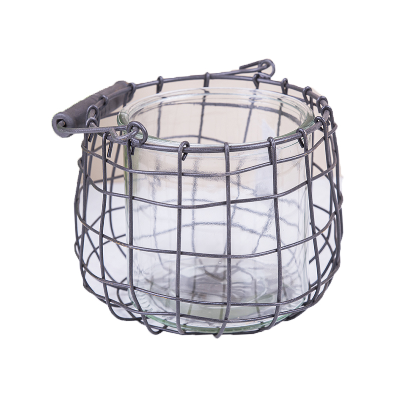 Підсвічник у корзинці 15см Canea