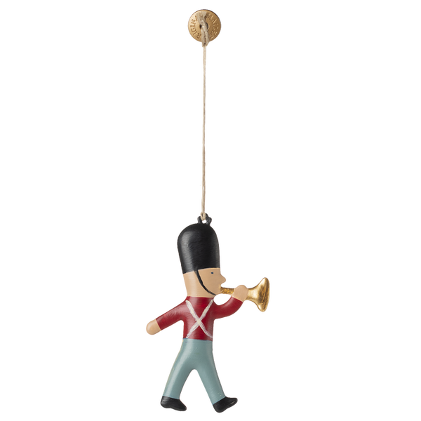 Підвіска ялинкова металева "Солдатик" 7см з трубою Maileg
