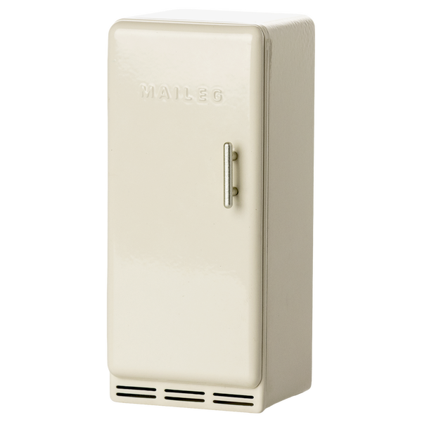 Холодильник з продуктами металевий 14см білий Maileg