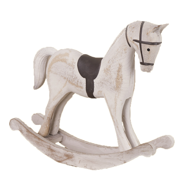 Коник-гойдалка 26см дерев'яний Canea