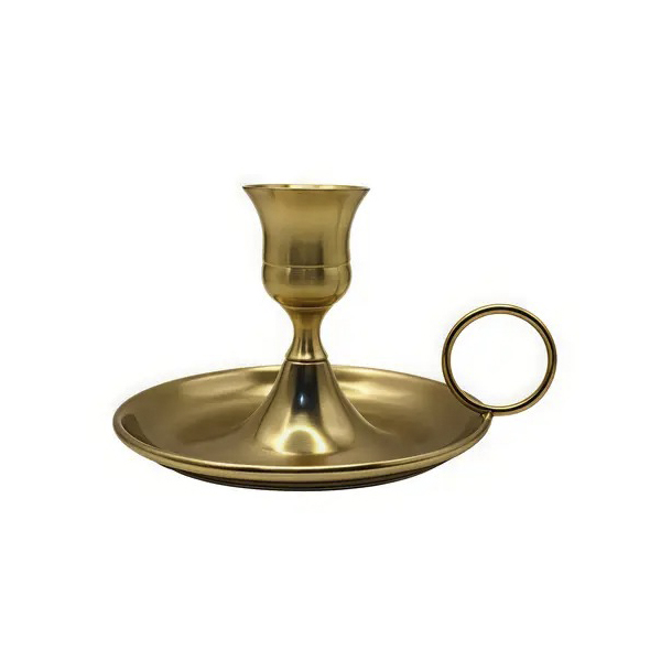 Підсвічник 10см з ручкою золотий Canea