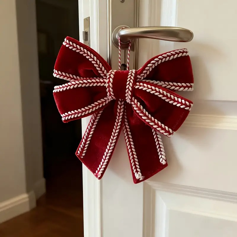 Бантик 14см оксамитовий декоративний Canea