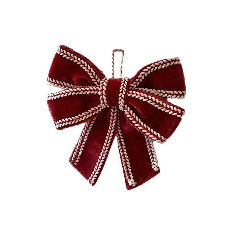 Бантик 14см оксамитовий декоративний Canea