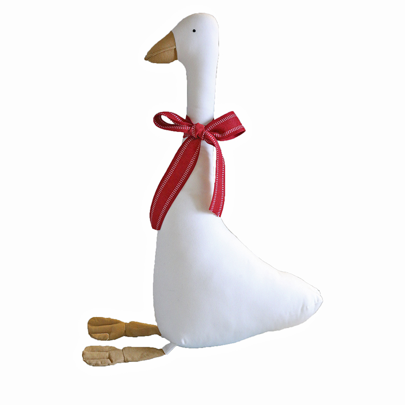 Гусеня текстильне 56см з червоною стрічкою Canea