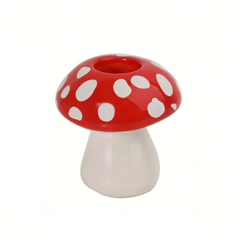Підсвічник 7см "Мухомор" керамічний Canea