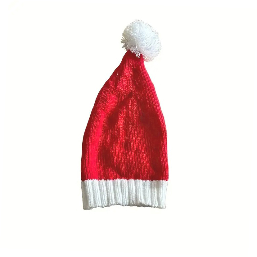 Шапка гнома/Санта Клауса 45см в'язана Canea