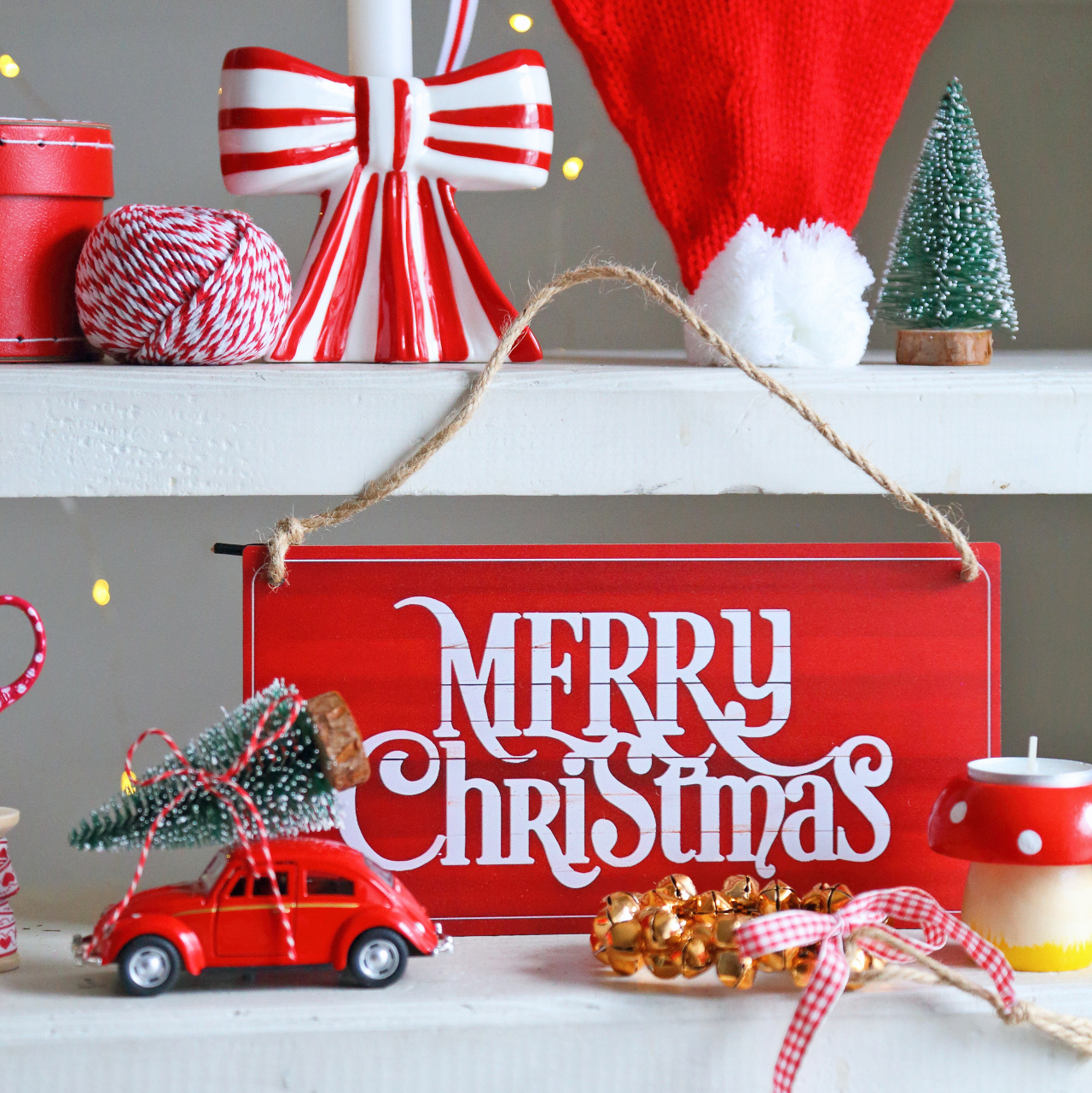 Табличка 15х30см Merry Christmas дерев'яна Canea