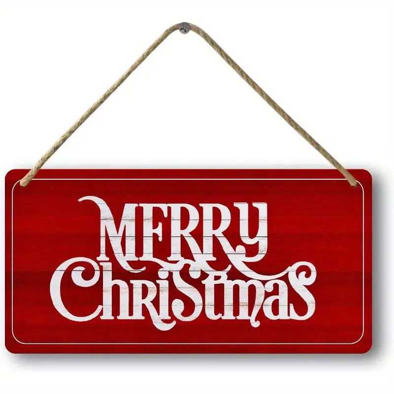 Табличка 15х30см Merry Christmas дерев'яна Canea