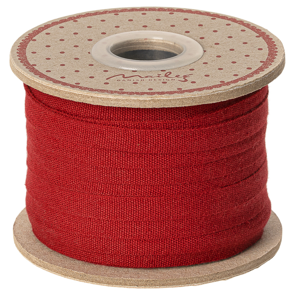 Стрічка 6мм червона 25м Maileg