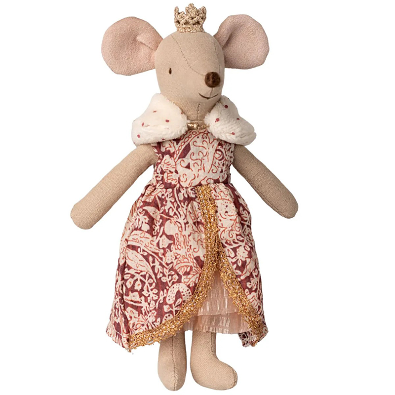 Мишка Королева 15см у коробці-замку Maileg