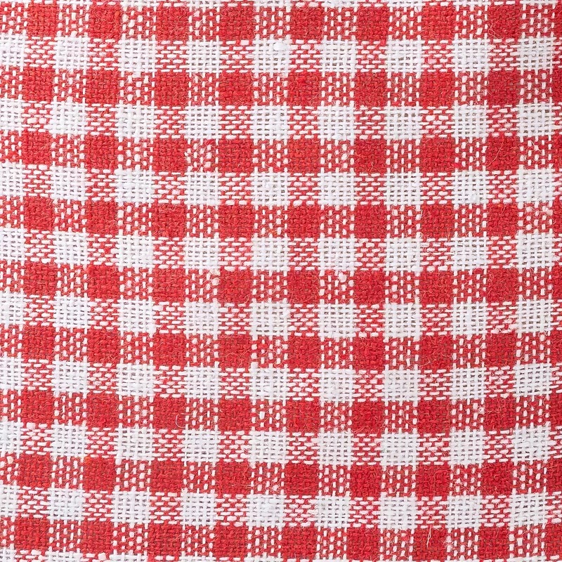 Мішечок бавовняний 15х20см у червону клітинку Canea