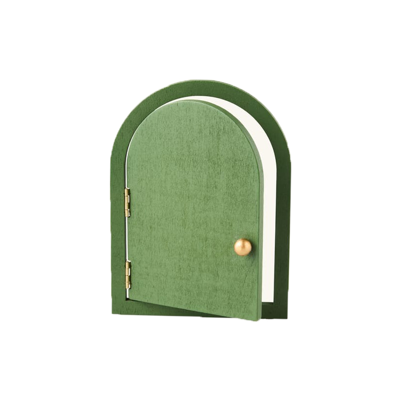 Мінідверцята для феї/мишки/гномика 14см зелені Sostrene Grene