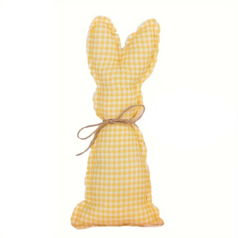 Зайчик 17см текстильний жовтий Canea