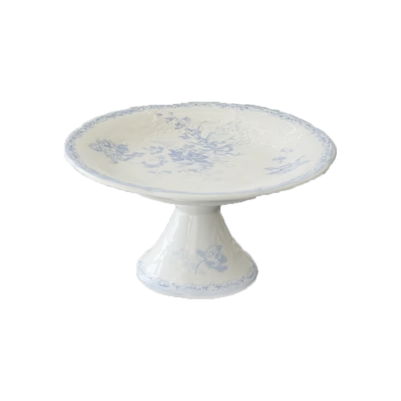 Підставка 16см керамічна біло-голуба Canea