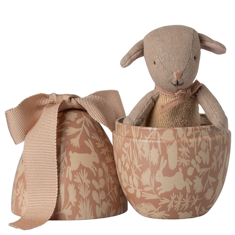 Ягнятко 11см зі шкатулкою-яйцем рожевим Maileg