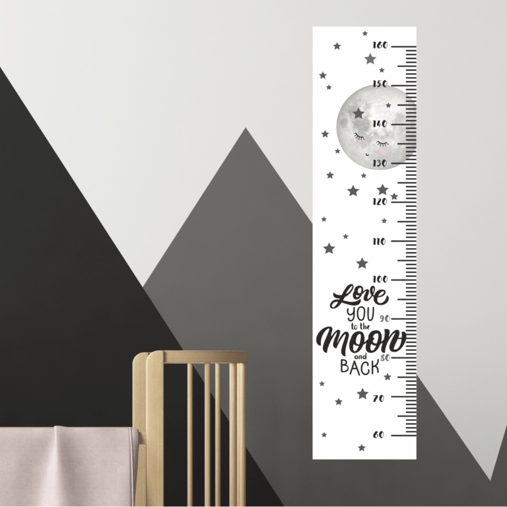 Growth Chart Moon and back - 3 colors