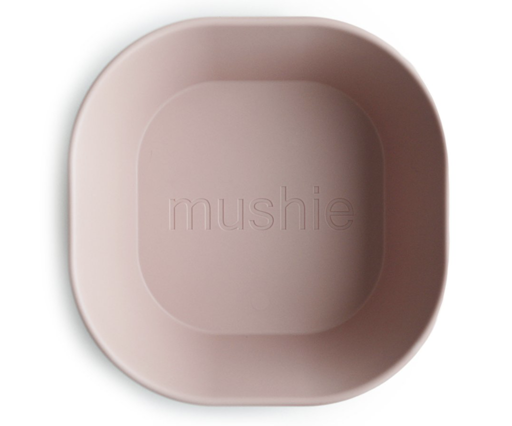 Square Dinnerware Bowl Blush, Set of 2