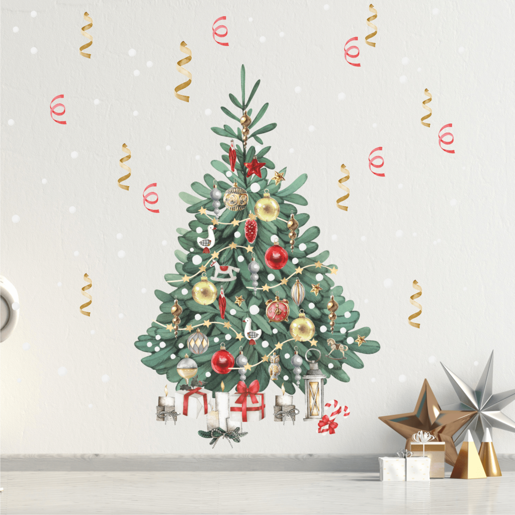 Wall Stickers Christmas Tree (Selfadhesive Fabric)