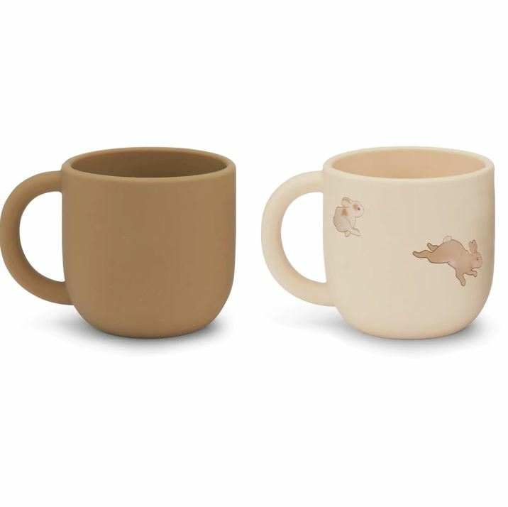 2 Pack Silicone Cup Set - Petit Lapin