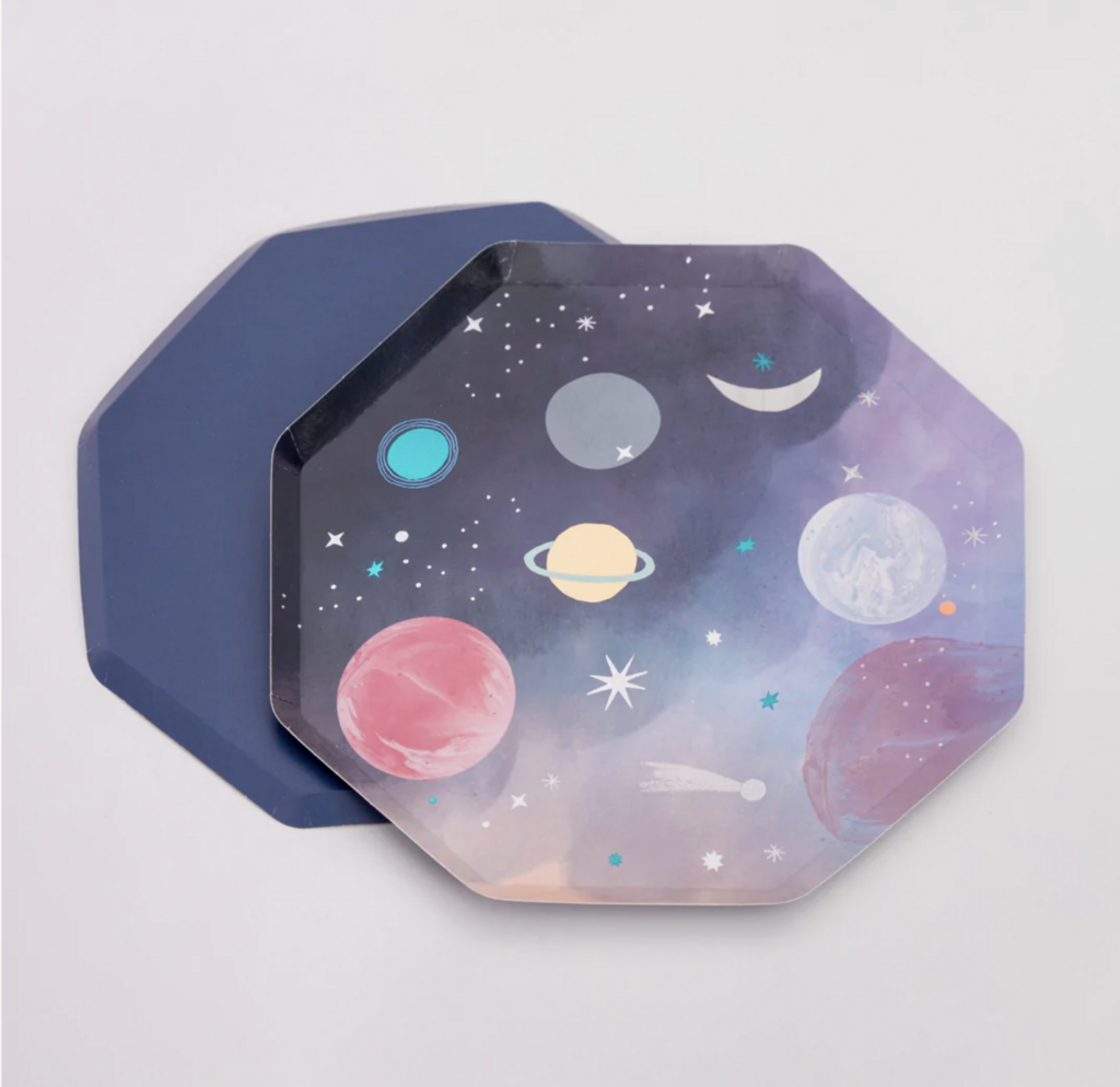 Space Dinner Plates (x 8)