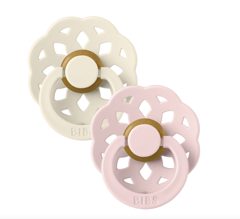 Bibs Boheme 2 pack Ivory / Blossom Size 1 (0-6 months)