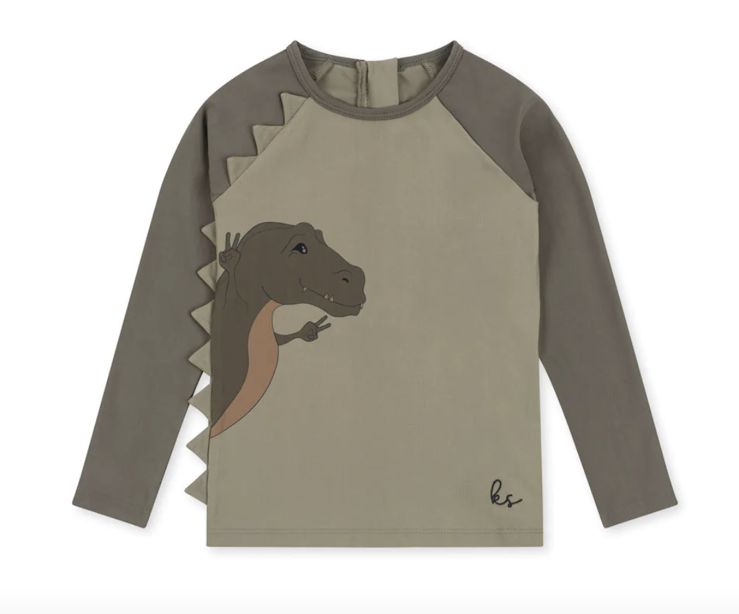 Aster UV Swimming Blouse - `Dino - Last size 9-12M
