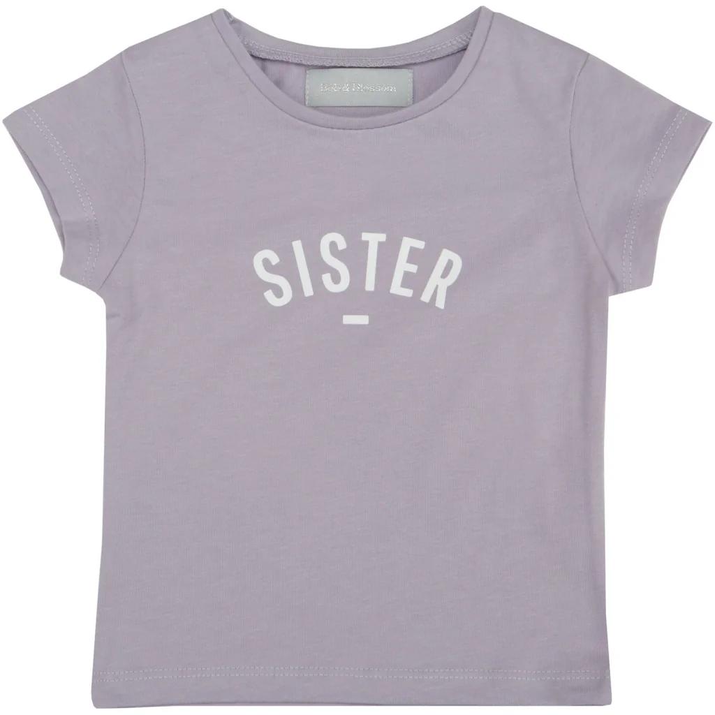 T-shirt 'SISTER' - Violet