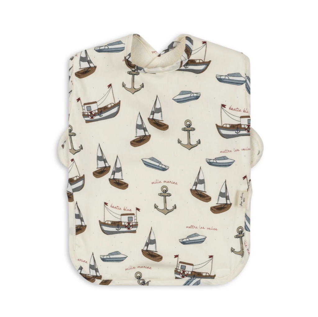 Dinner Comea Frill Bib - SAIL AWAY
