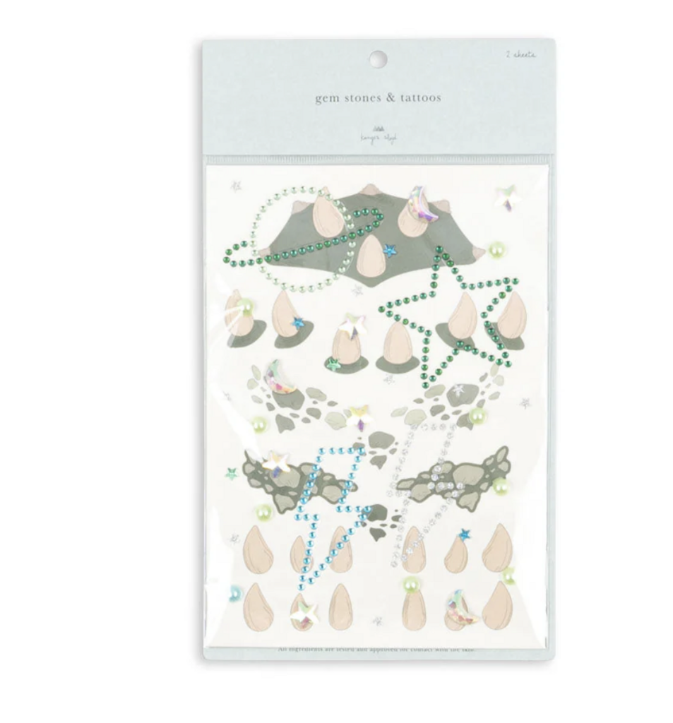 Gem Stones And Tattoos - Rainbow Dino Mix