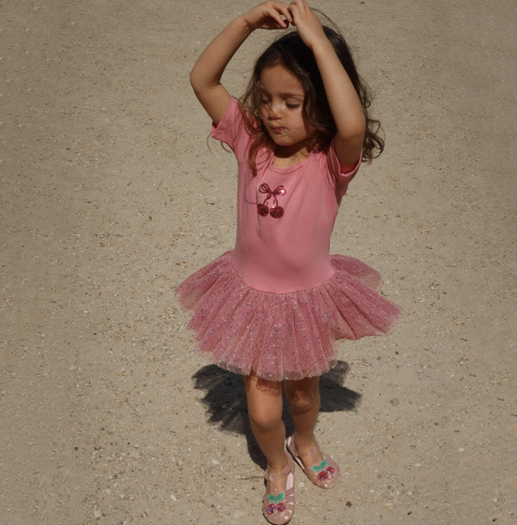 Ballet Dress BALLERINA - STRAWBERRY- sizes 2y, 5-6y