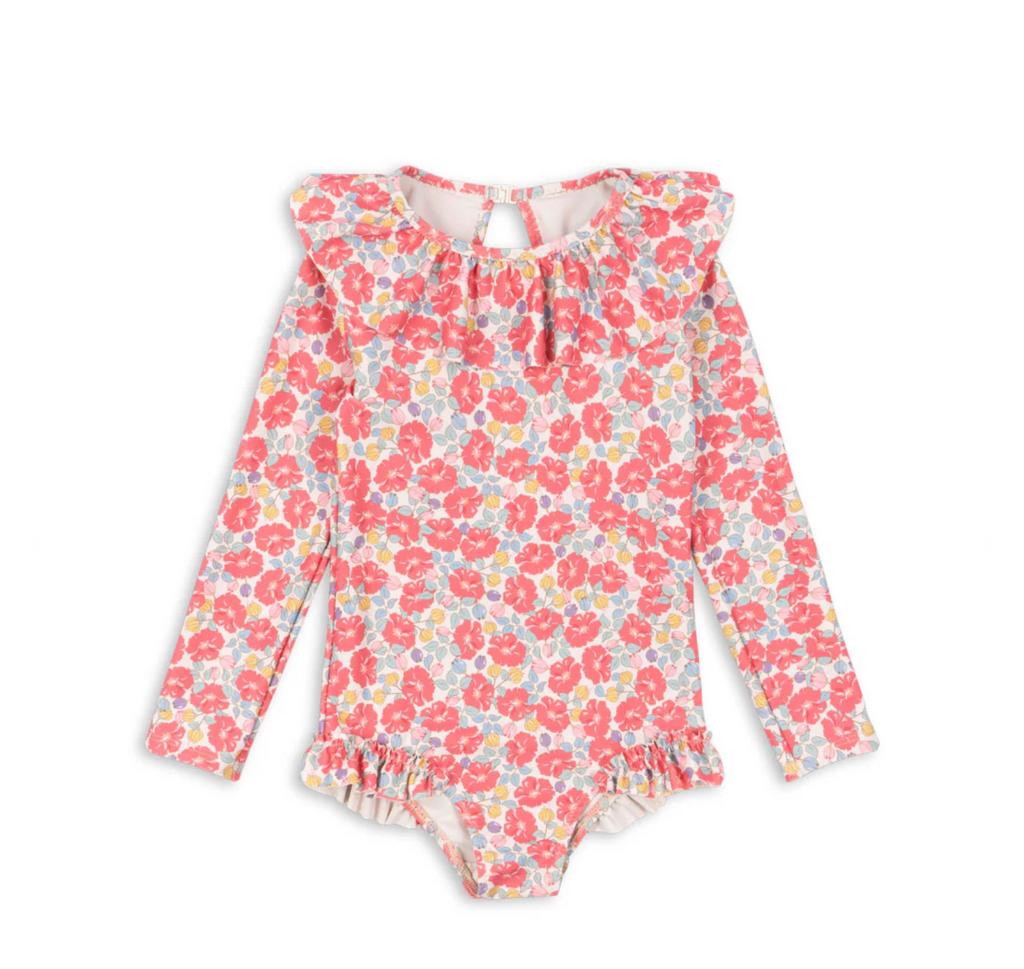 Rose Anglaise Manuca Ls Swimsuit Grs