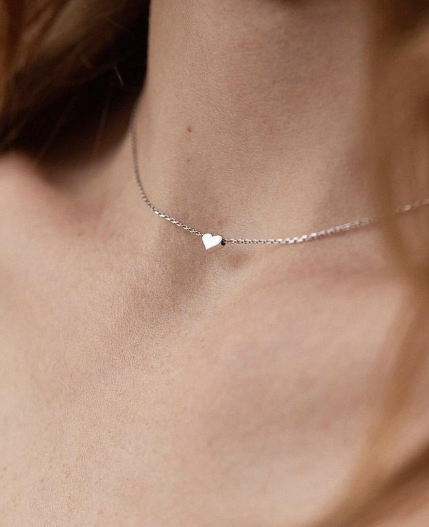 Кольє |біле золото|